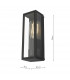 Lantern Wall Light Anthracite IP65, 1x E27
