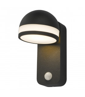 Down Lighters Outdoor Wall Light Adjustable Head Anthracite Sensor IP65 LED