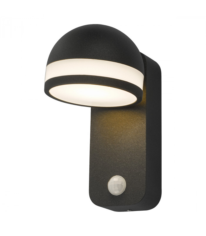 Down Lighters Outdoor Wall Light Adjustable Head Anthracite Sensor IP65 LED