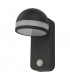 Down Lighters Outdoor Wall Light Adjustable Head Anthracite Sensor IP65 LED