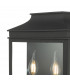 Lantern Coach Lantern Wall Light Black IP44, 2x E14