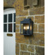 Lantern Coach Lantern Wall Light Black IP44, 2x E14