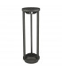 Outdoor Bollards Post Anthracite Solar Powered PIR Sensor IP65 LED