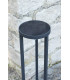 Outdoor Bollards Post Anthracite Solar Powered PIR Sensor IP65 LED
