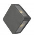 Wall Light Square Anthracite IP65 LED, 4x LED