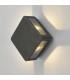 Wall Light Square Anthracite IP65 LED, 4x LED