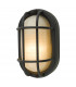 Bulkhead Small Outdoor Wall Light Matt Black IP44