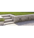 Outdoor Integrated LED Surface Mounted Wall & Step Light Round Graphite IP65