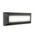 Outdoor Integrated LED Surface Mounted Wall & Step Light Rectangle Graphite IP65