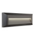 Outdoor Integrated LED Surface Mounted Wall & Step Light Rectangle Graphite IP65