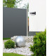 Outdoor Integrated LED Flush Wall Light Rectangle Black IP65