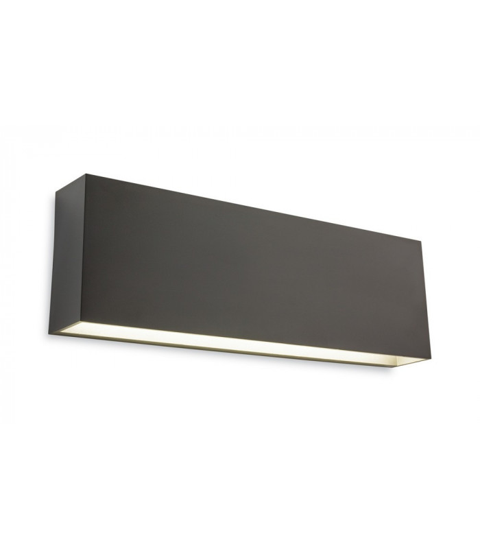 Outdoor Integrated LED Down Light Rectangle Graphite IP65