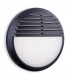 Outdoor Integrated LED Bulkheads Round Black IP65