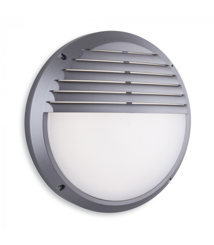 Outdoor Integrated LED Bulkheads Round Black IP65