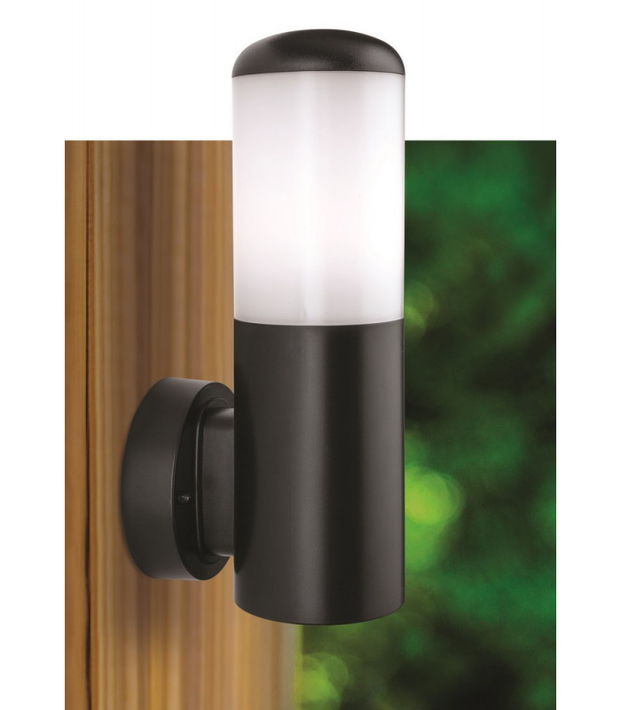 Outdoor Modern Wall Light Black IP54, E27