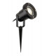 Outdoor Wall & Spike Light Black IP54., GU10