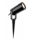 Outdoor Wall & Spike Light Black IP44, GU10