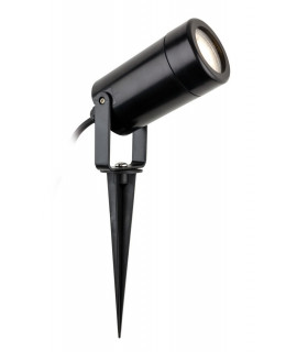 Outdoor Wall & Spike Light Black IP44, GU10