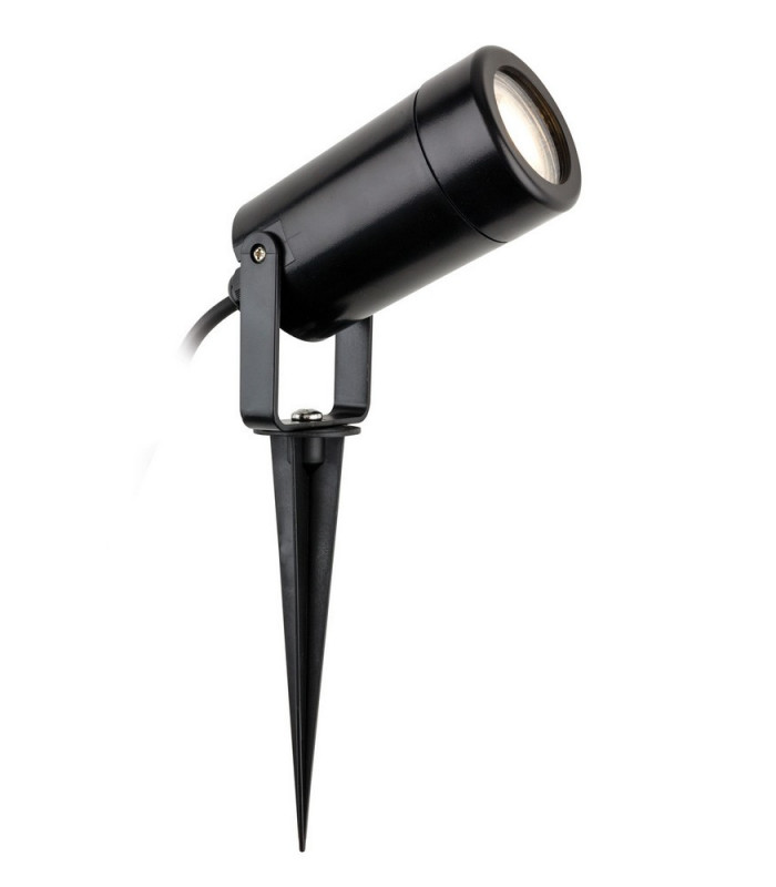 Outdoor Wall & Spike Light Black IP44, GU10
