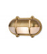 Outdoor Brass Bulkheads Wall Light Oval Brass IP64, E27