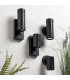 Outdoor PIR Motion Sensor Wall Downlight Black IP44, GU10