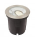 Outdoor 16.5W LED Recessed Ground Light Brushed Stainless Steel, IP67, 3000K