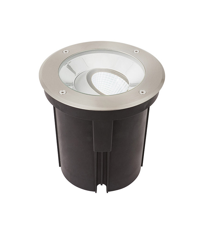 Outdoor 16.5W LED Recessed Ground Light Brushed Stainless Steel, IP67, 4000K