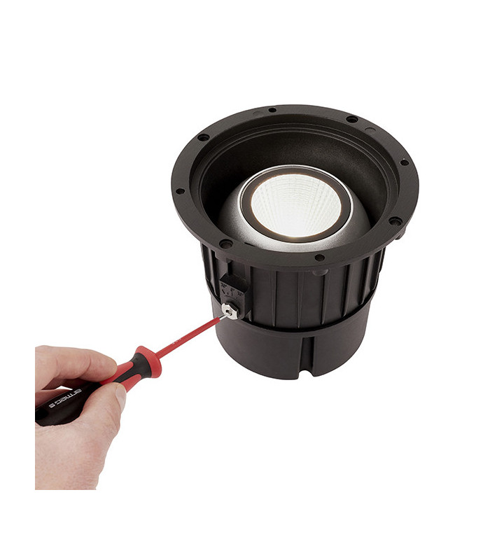Outdoor 16.5W LED Recessed Ground Light Brushed Stainless Steel, IP67, 4000K