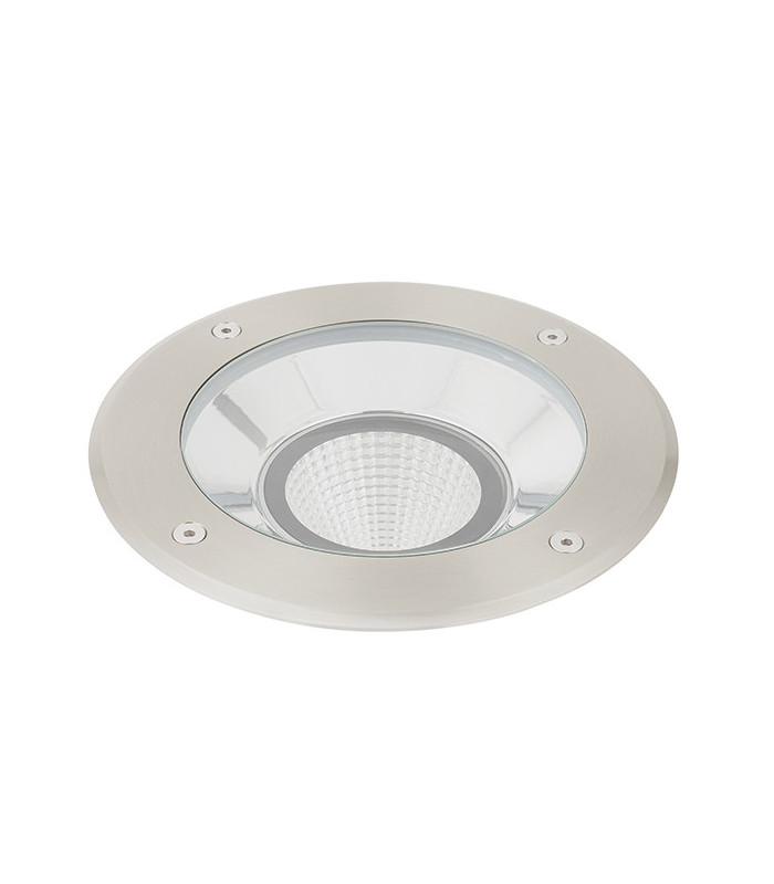 Outdoor 16.5W LED Recessed Ground Light Brushed Stainless Steel, IP67, 4000K
