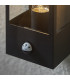 Outdoor Box Lantern Matt Black with PIR Motion Sensor, IP44