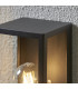 Outdoor Box Lantern Matt Black with PIR Motion Sensor, IP44