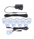 Outdoor Reccessed Ground 10x 0.45W Decking Lights, IP44