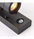 Outdoor Up Down Wall Light Anthracite with PIR Sensor, IP44