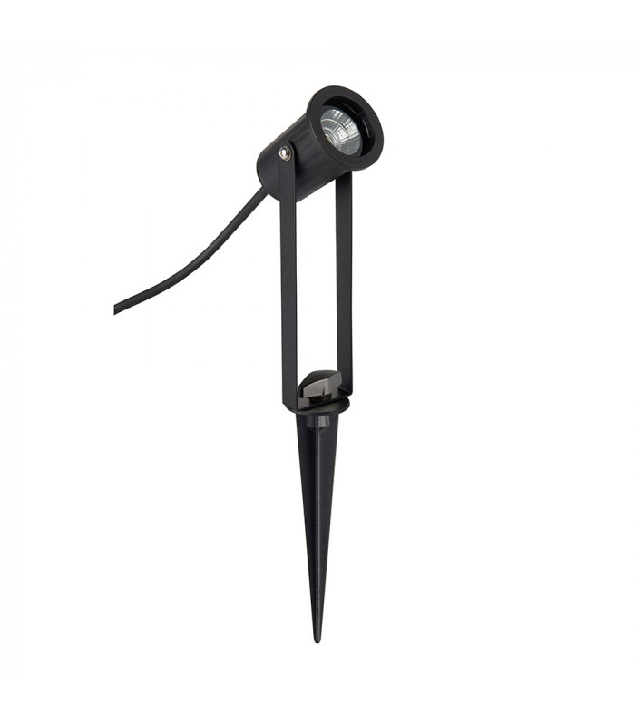 Outdoor 6W LED Mini Spike Light Matt Black 3000K, IP65