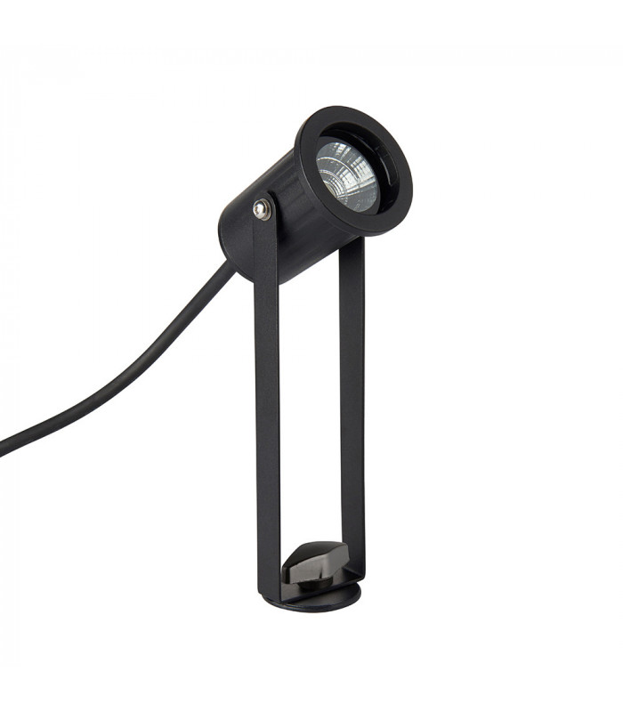 Outdoor 6W LED Mini Spike Light Matt Black 3000K, IP65