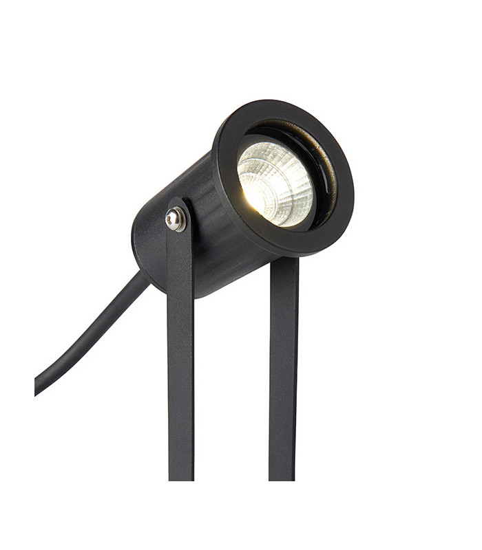 Outdoor 6W LED Mini Spike Light Matt Black 4000K, IP65