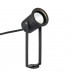 Outdoor 12W LED Spike Light Matt Black 4000K, IP65