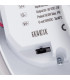 18W LED Round Flush Light Gloss White, IP65