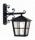 1 Light Outdoor Wall Lantern Light Black, E27