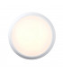 18W LED Round Flush Light Gloss White with Emergency, IP65
