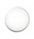 18W LED Round Flush Light Gloss White with Emergency, IP65