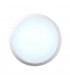 18W LED Round Flush Light Gloss White with Emergency, IP65