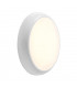 18W LED Round Flush Light Gloss White with Microwave, IP65