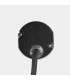 Outdoor LED Recessed Wall Light Round Brown IP65 2.2W 3000K