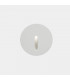 Outdoor LED Recessed Wall Light Round White IP65 2.2W 3000K