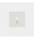 Outdoor LED Recessed Wall Light Square White IP65 2.2W 2700K