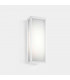 Outdoor LED Box Wall Lantern White, White IP65 21.8W 2700K