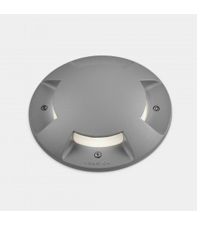Outdoor LED Recessed Ground Light Grey, Satin IP65/IP67 4.6W 4000K