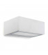 Outdoor LED Up Down Light White, Opal IP65 10.5W 2700K