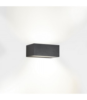 Outdoor LED Up Down Light Urban Grey, Opal IP65 10.5W 2700K